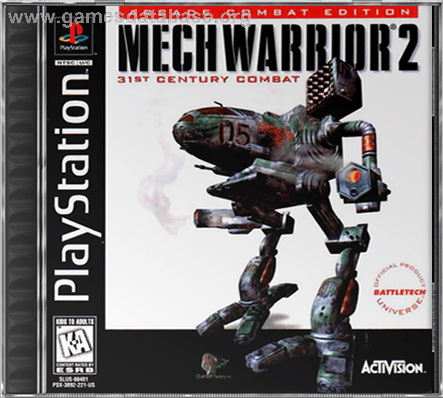 MechWarrior 2: 31st Century Combat - Sony Playstation - Artwork - Box