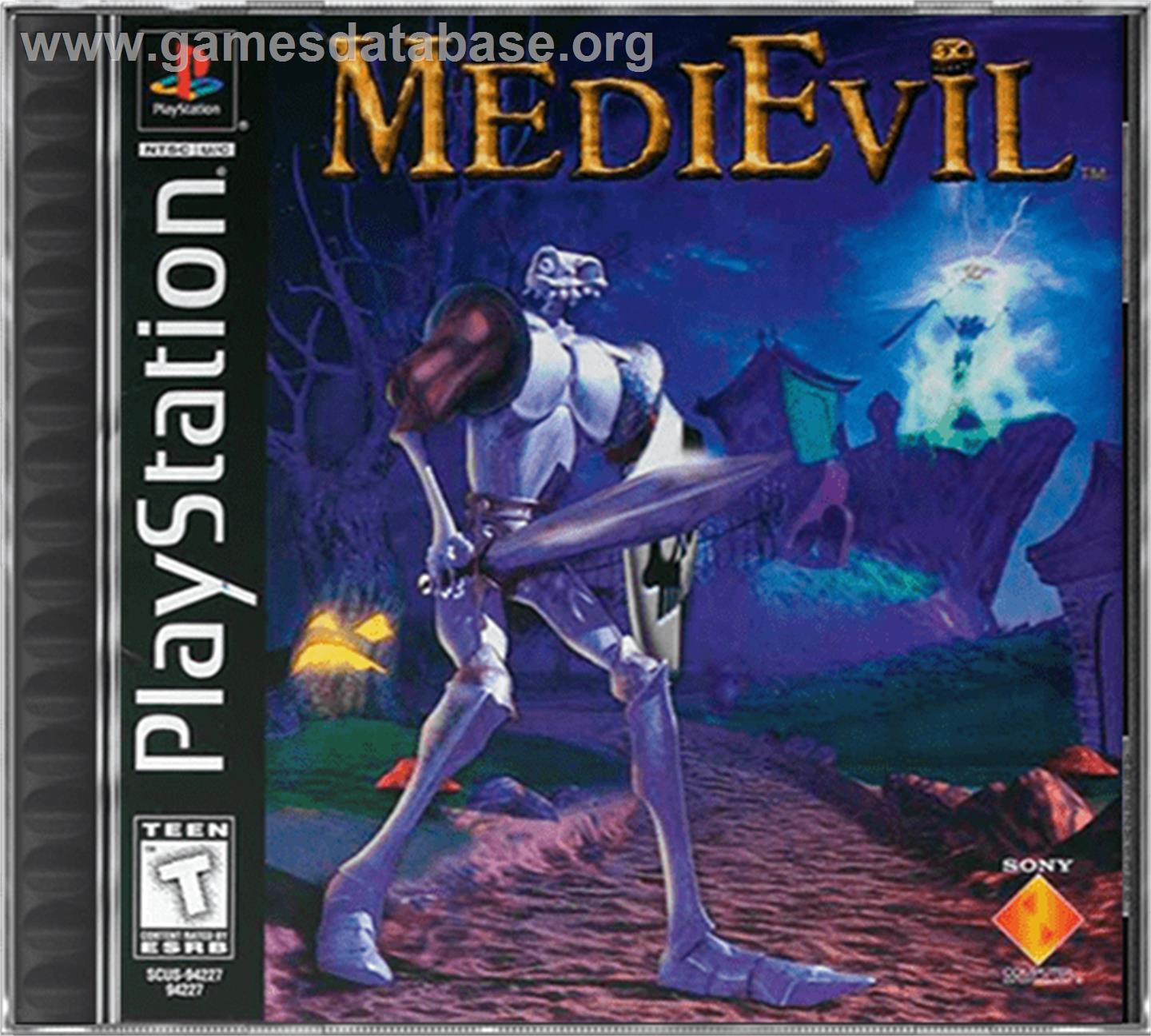 MediEvil - Sony Playstation - Artwork - Box