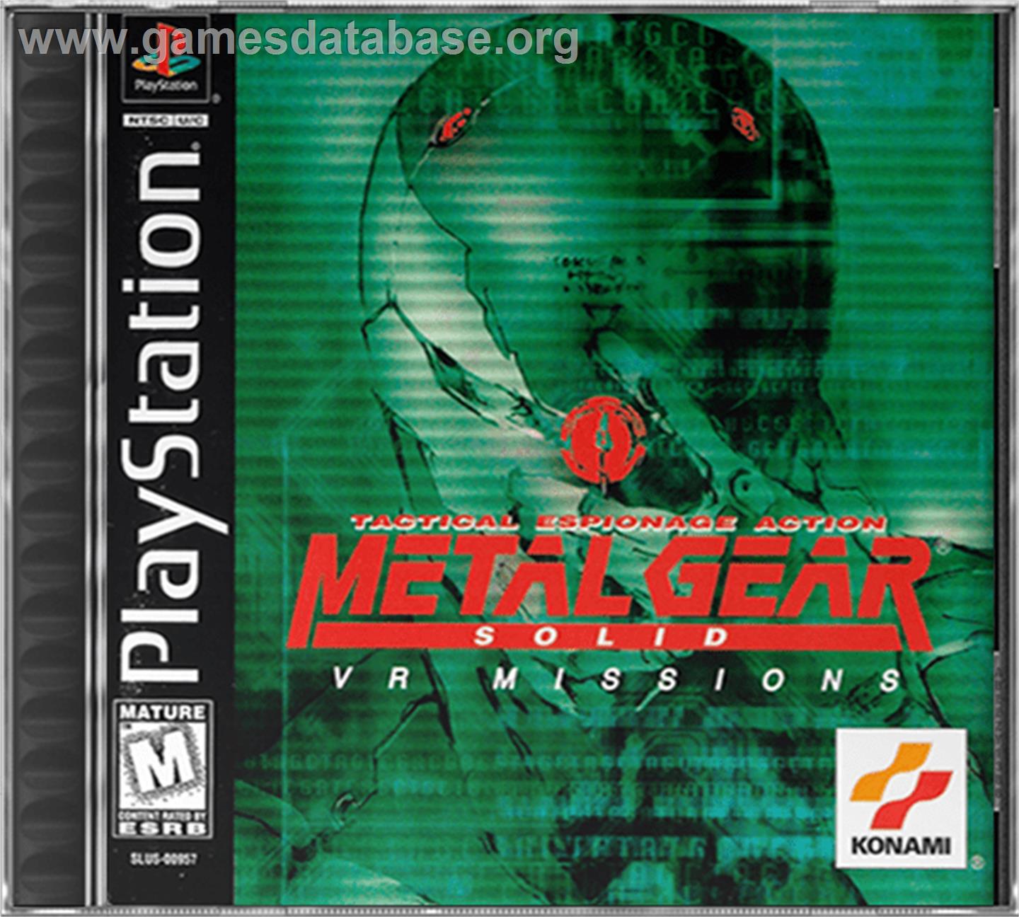 Metal Gear Solid: VR Missions - Sony Playstation - Artwork - Box