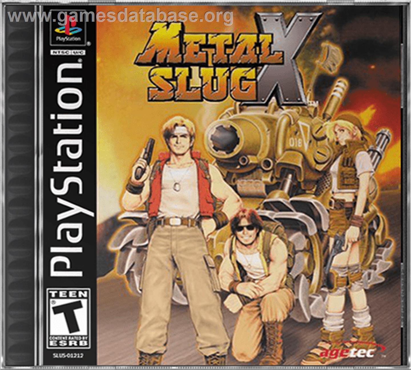Metal Slug X: Super Vehicle - 001 - Sony Playstation - Artwork - Box