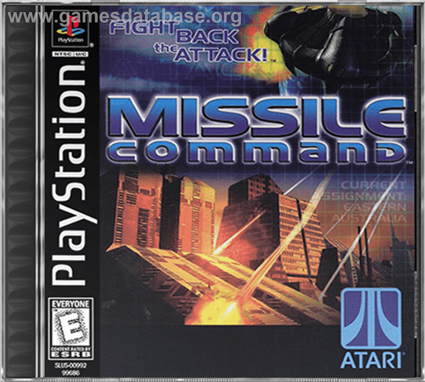 Missile Command - Sony Playstation - Artwork - Box