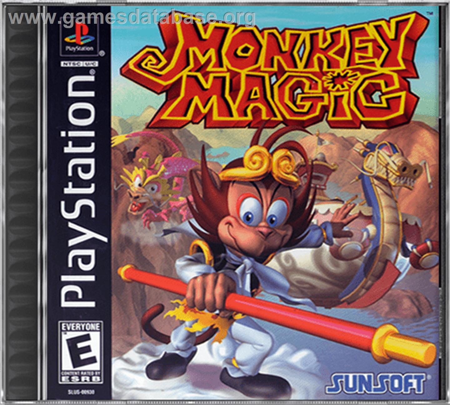 Monkey Magic - Sony Playstation - Artwork - Box