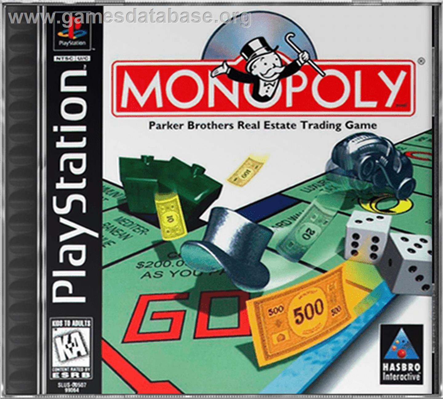 Monopoly - Sony Playstation - Artwork - Box