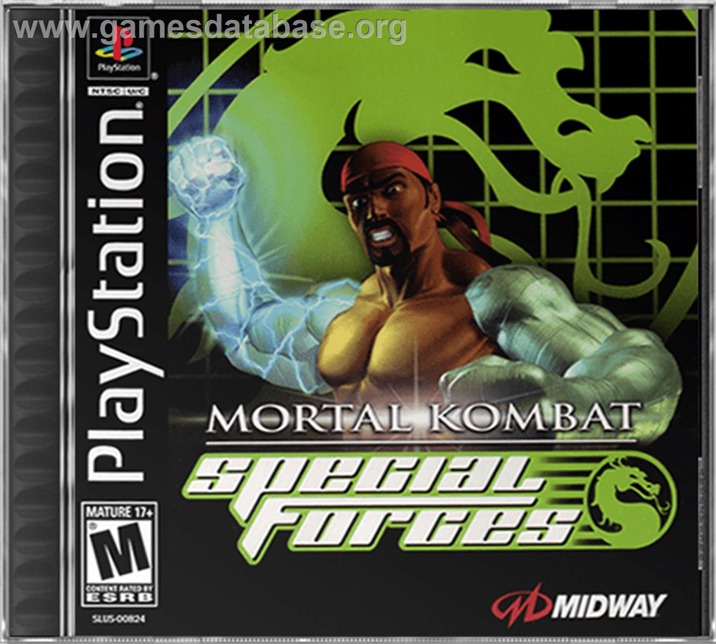 Mortal Kombat: Special Forces - Sony Playstation - Artwork - Box