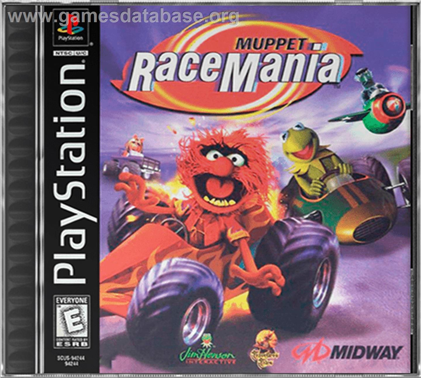 Muppet RaceMania - Sony Playstation - Artwork - Box