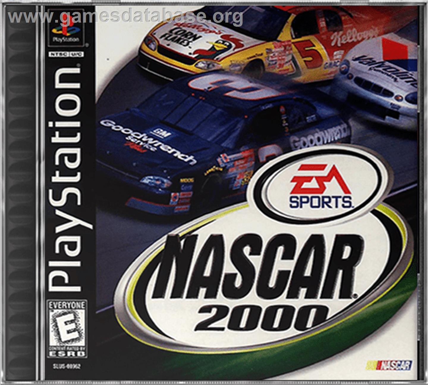 NASCAR 2000 - Sony Playstation - Artwork - Box