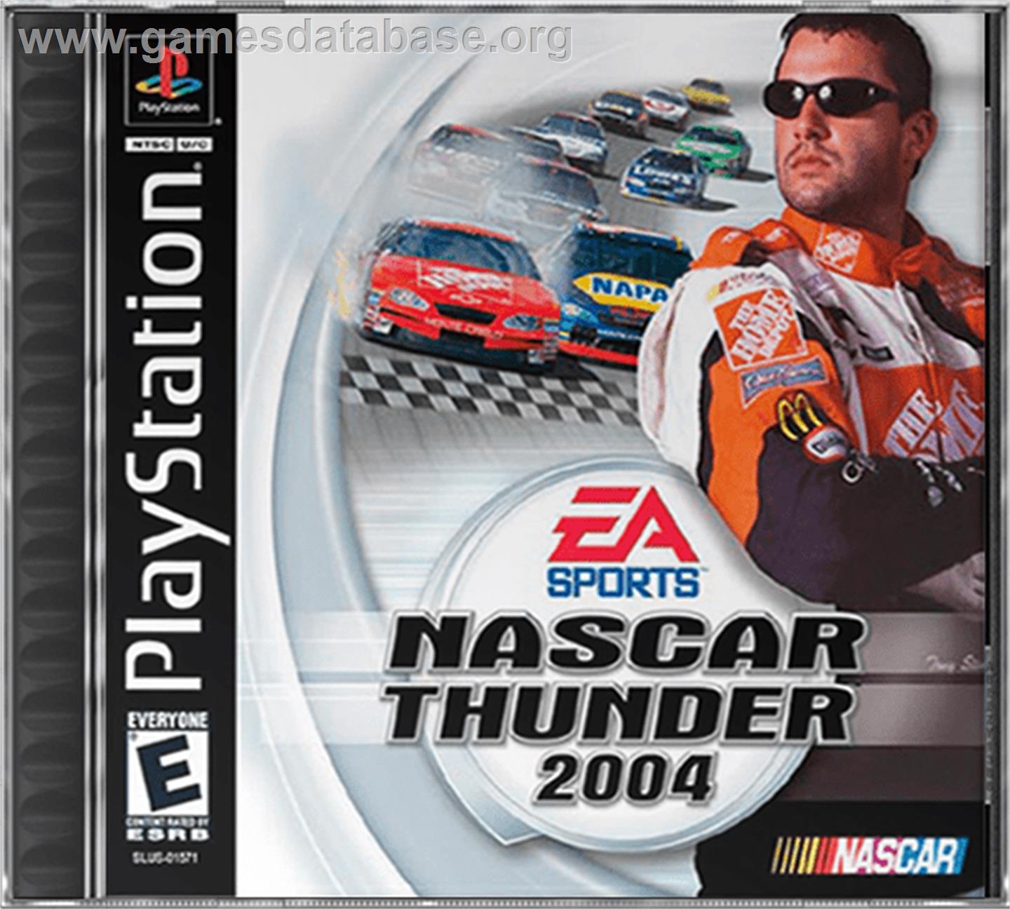 NASCAR Thunder 2004 - Sony Playstation - Artwork - Box