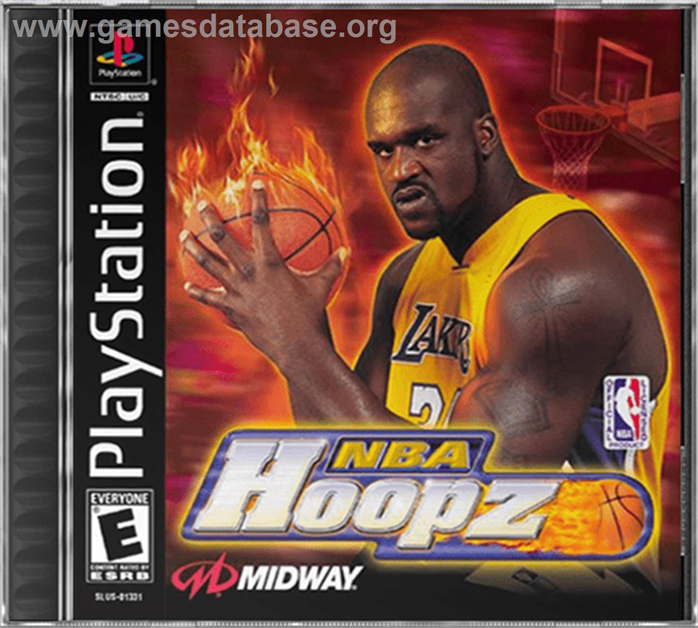 NBA Hoopz - Sony Playstation - Artwork - Box