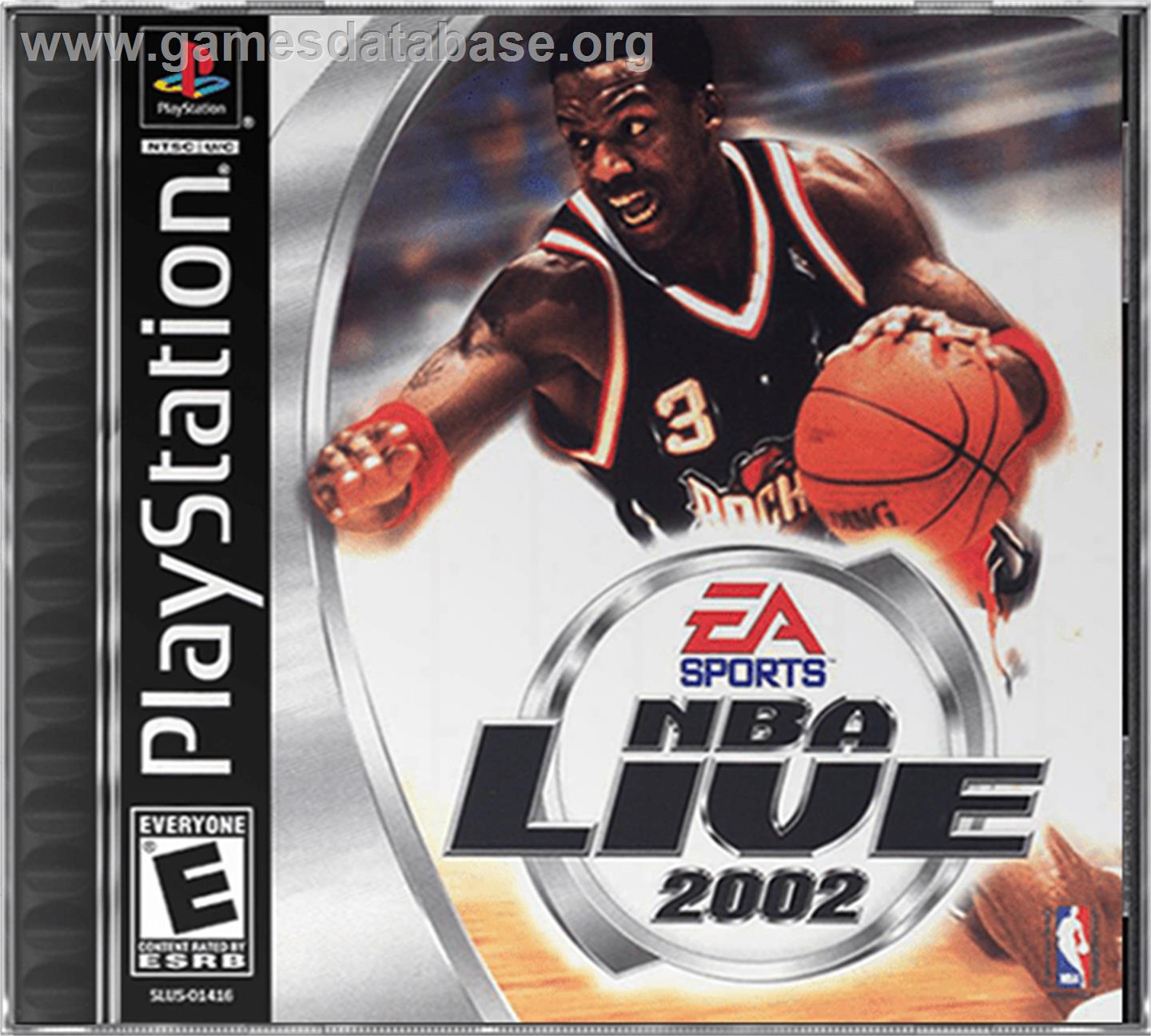 NBA Live 2002 - Sony Playstation - Artwork - Box