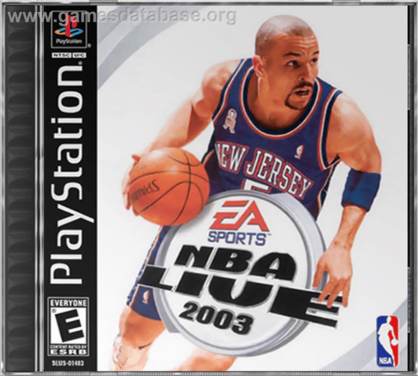 NBA Live 2003 - Sony Playstation - Artwork - Box