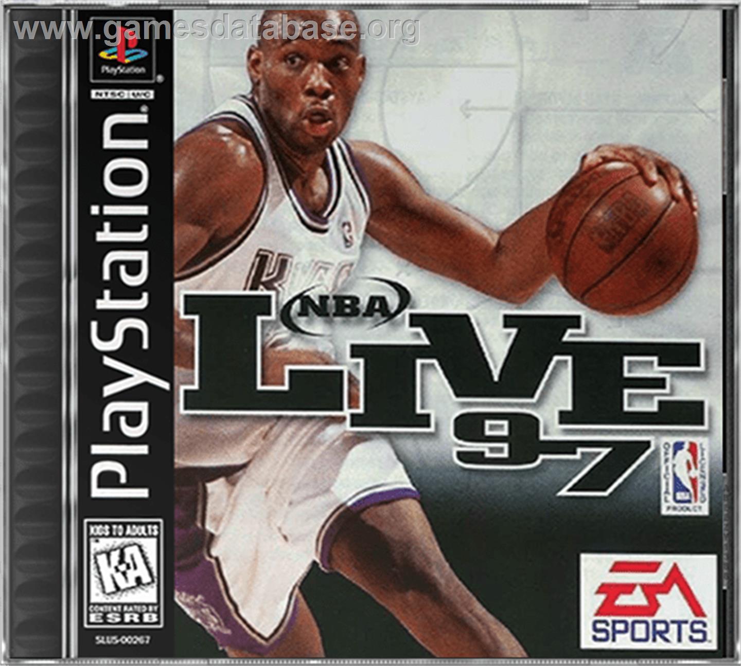 NBA Live 97 - Sony Playstation - Artwork - Box