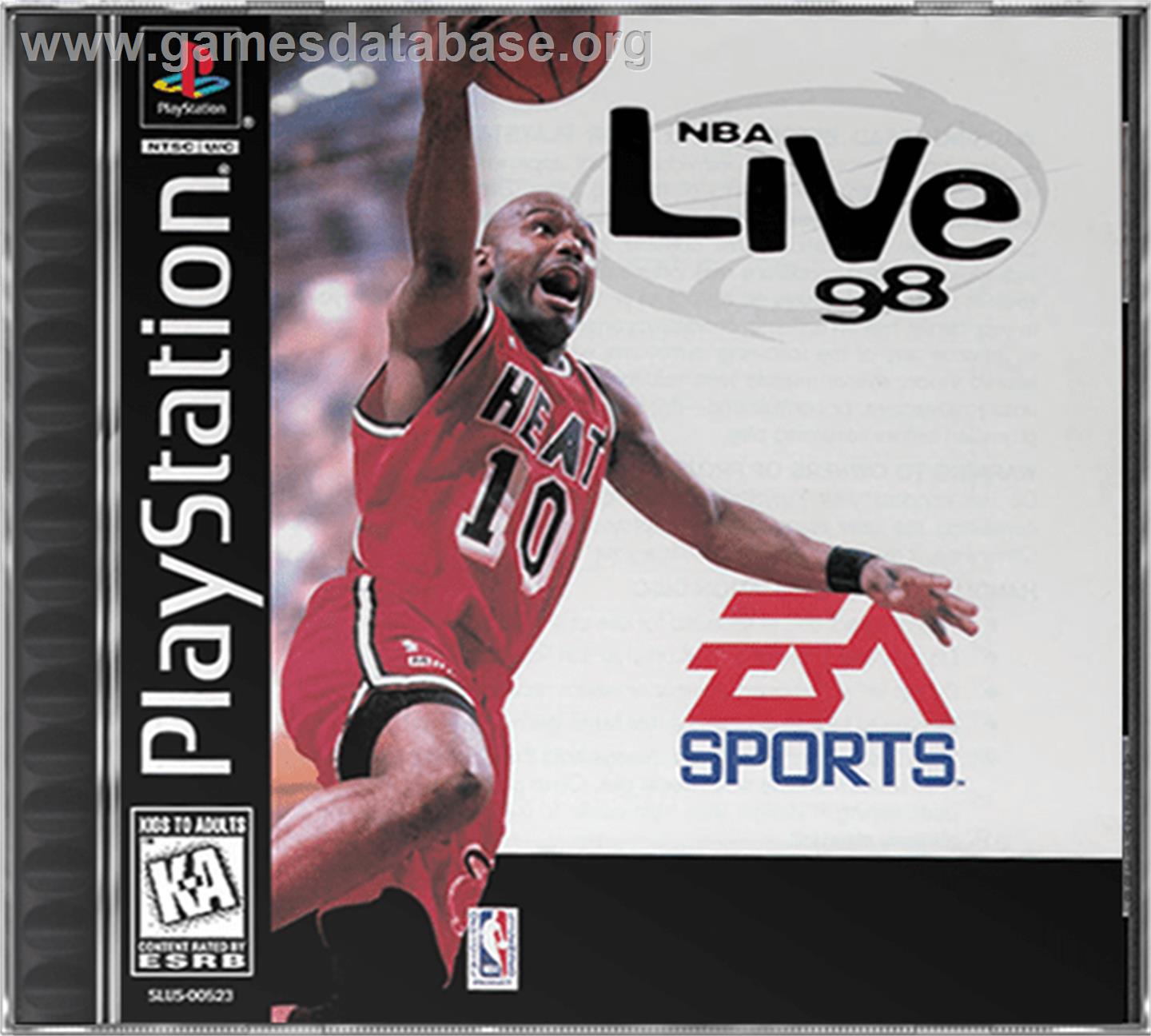 NBA Live 98 - Sony Playstation - Artwork - Box