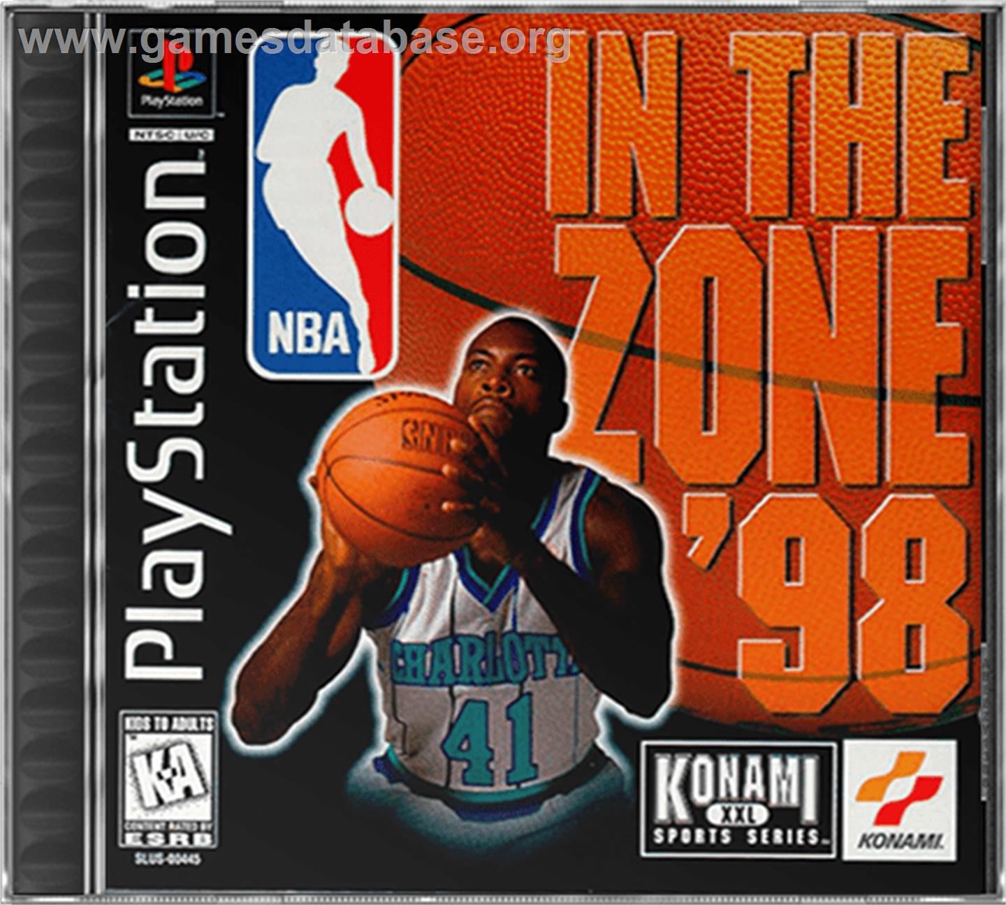 NBA in the Zone '98 - Sony Playstation - Artwork - Box