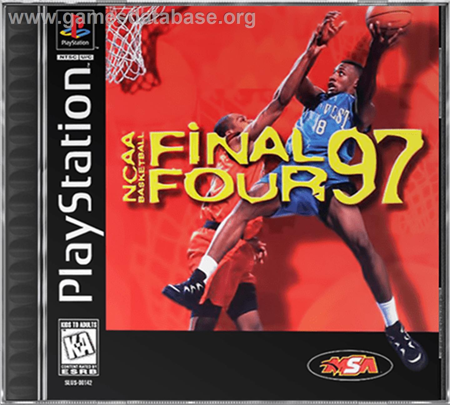 NCAA Basketball Final Four '97 - Sony Playstation - Artwork - Box