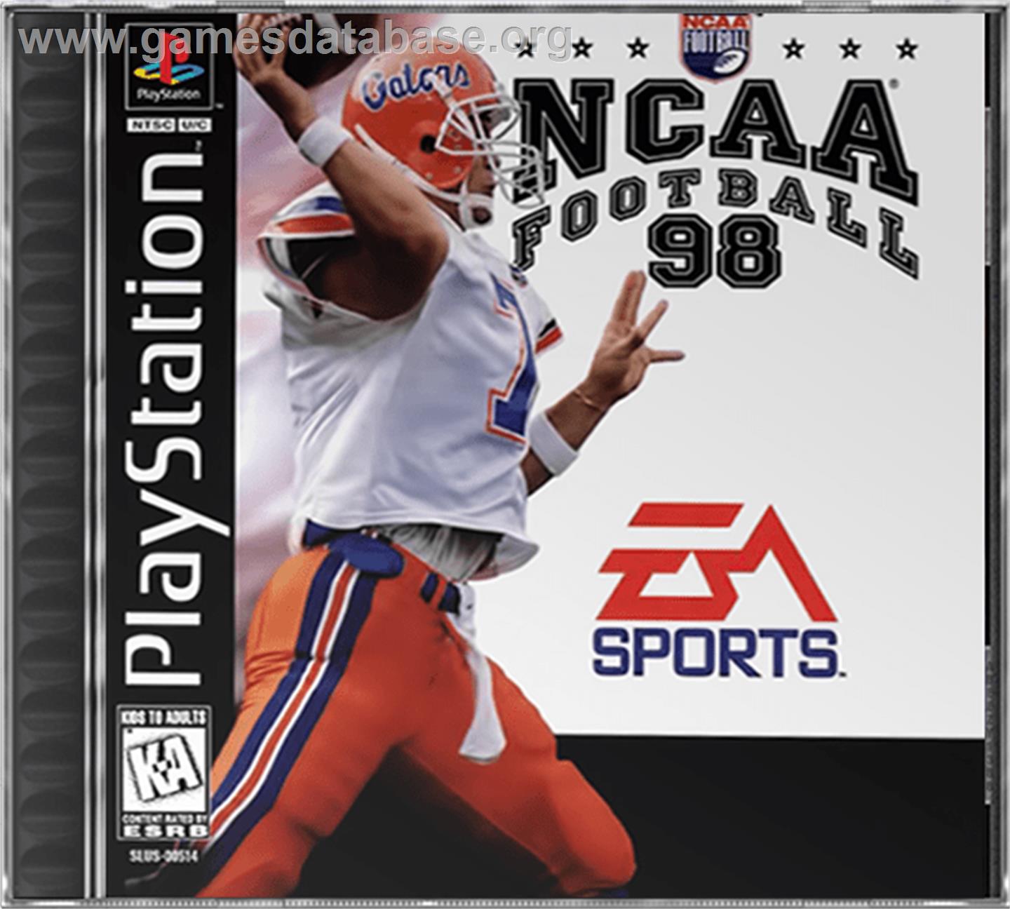 NCAA Football 98 - Sony Playstation - Artwork - Box