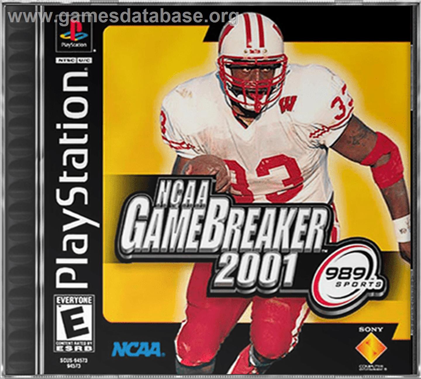 NCAA GameBreaker 2001 - Sony Playstation - Artwork - Box