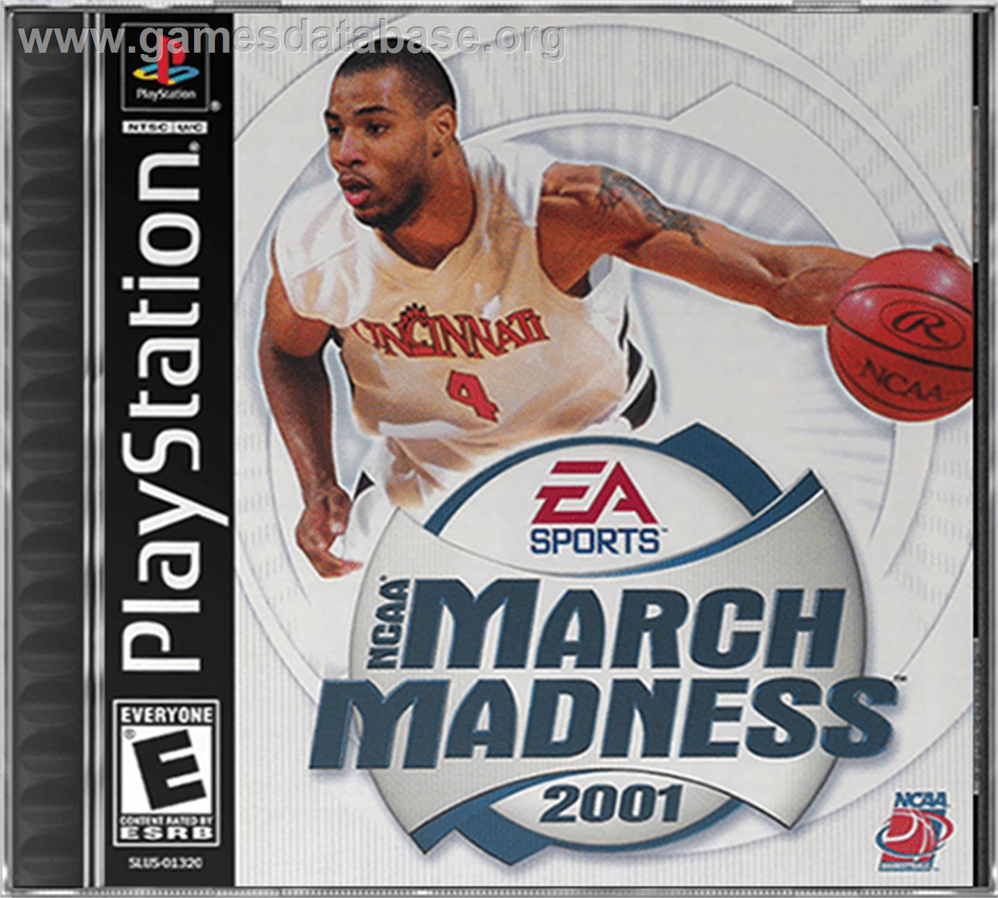 NCAA March Madness 2001 - Sony Playstation - Artwork - Box