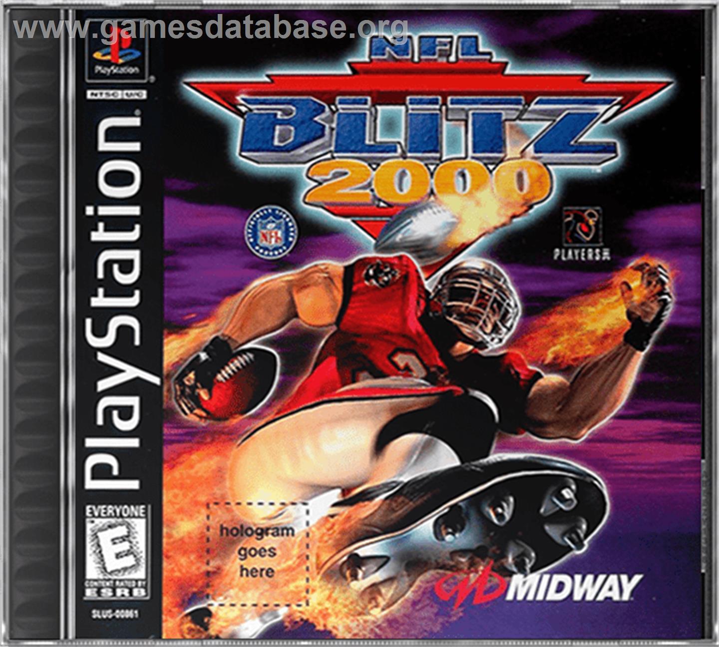 NFL Blitz 2000 - Sony Playstation - Artwork - Box