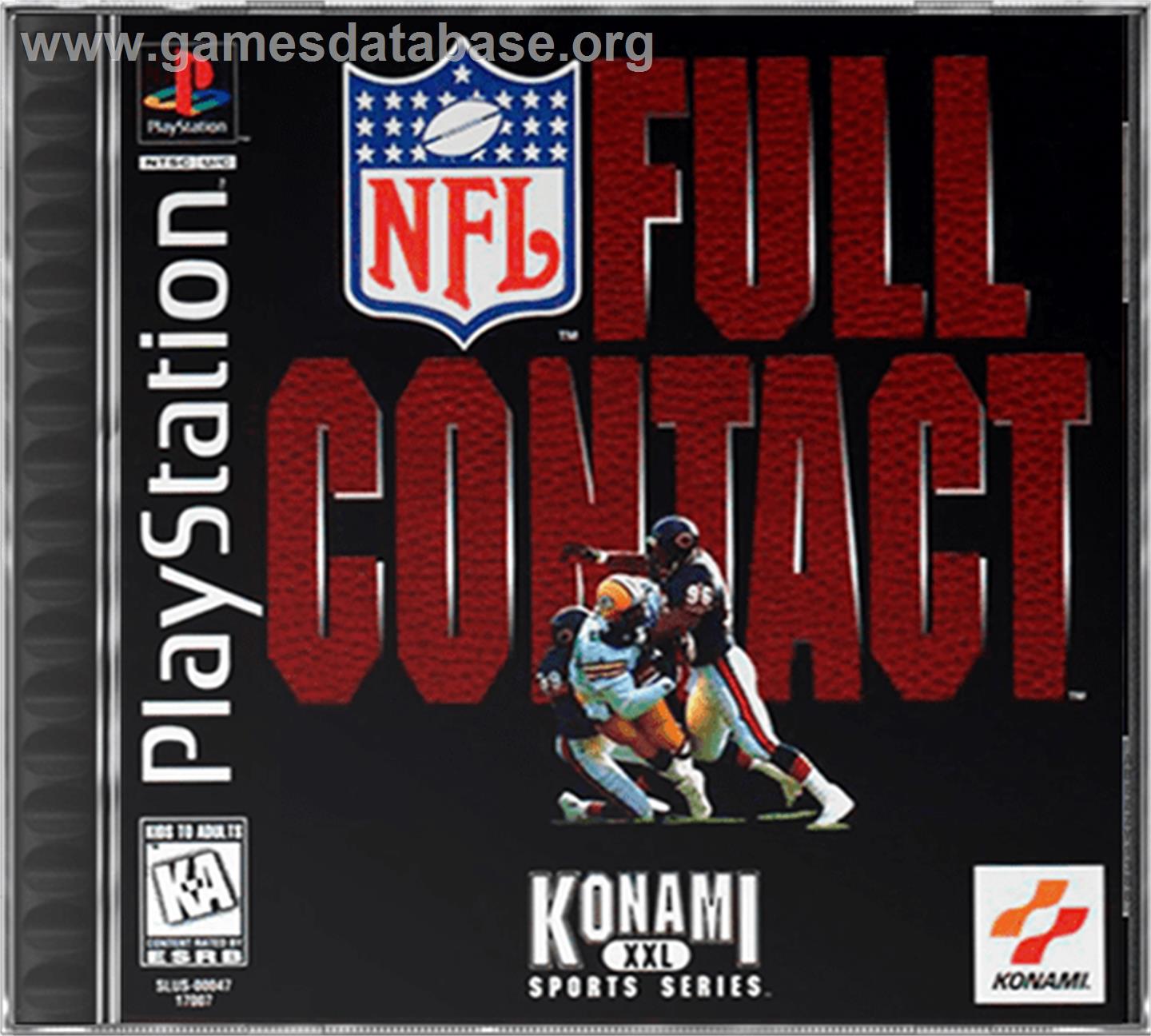NFL Full Contact - Sony Playstation - Artwork - Box