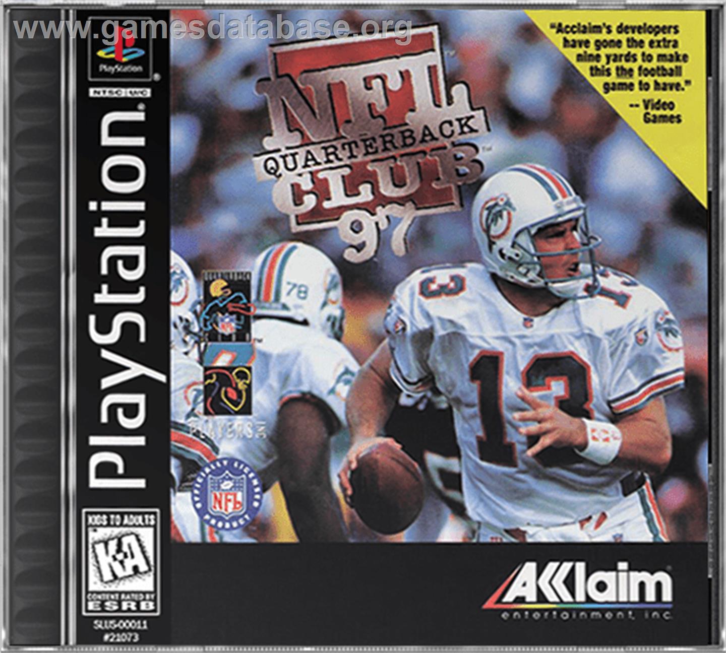 NFL Quarterback Club 97 - Sony Playstation - Artwork - Box
