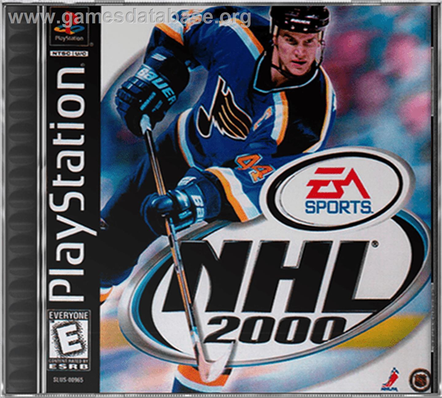 NHL 2000 - Sony Playstation - Artwork - Box