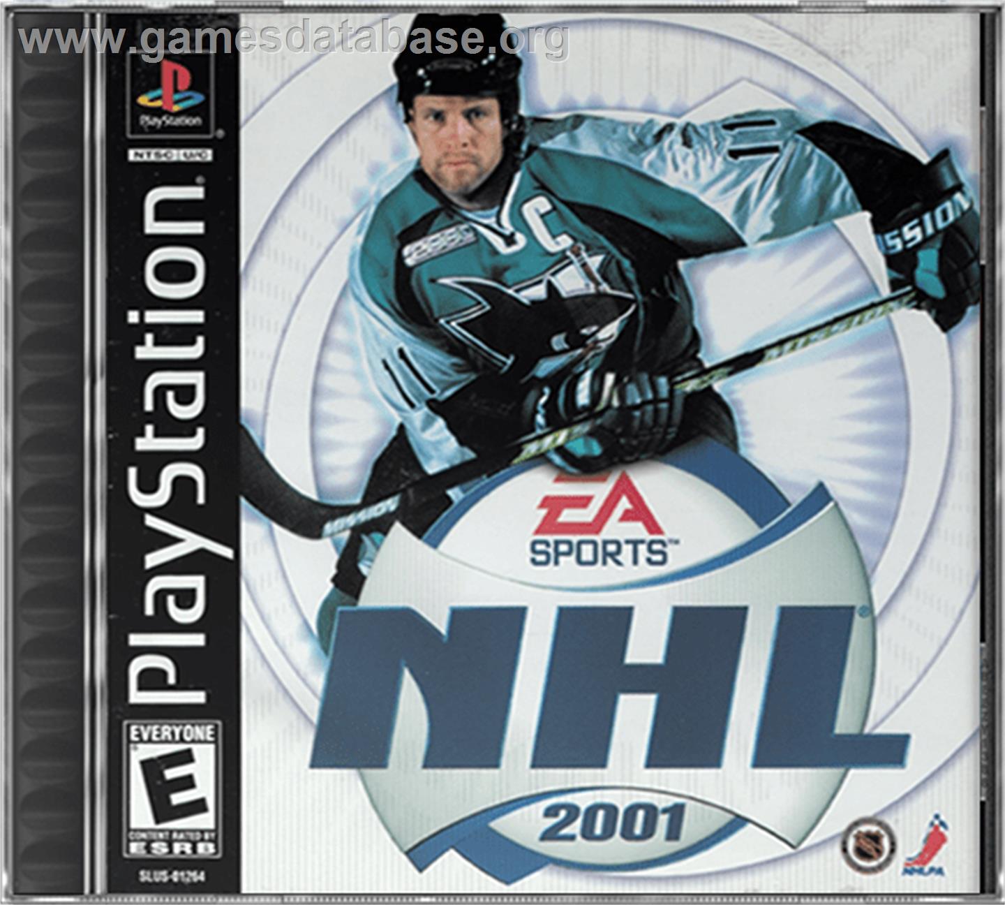 NHL 2001 - Sony Playstation - Artwork - Box