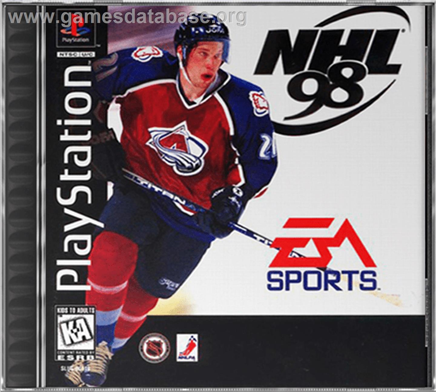 NHL 98 - Sony Playstation - Artwork - Box