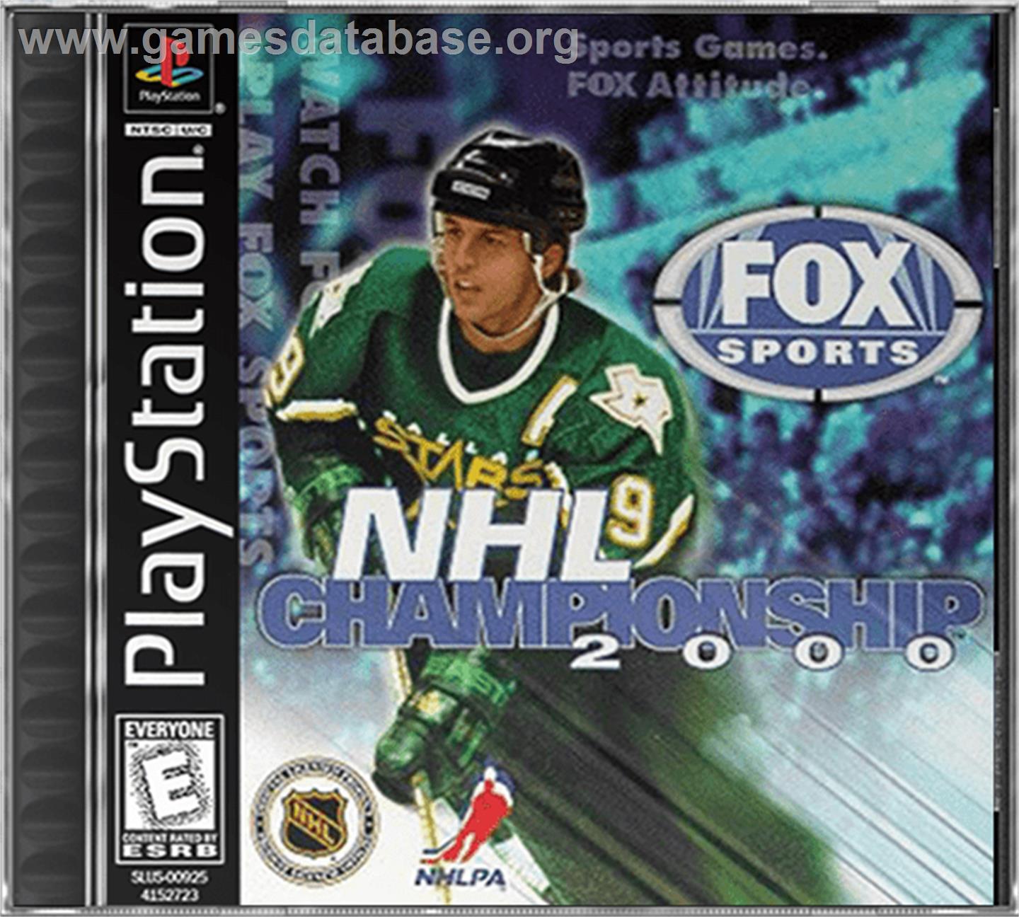 NHL Championship 2000 - Sony Playstation - Artwork - Box