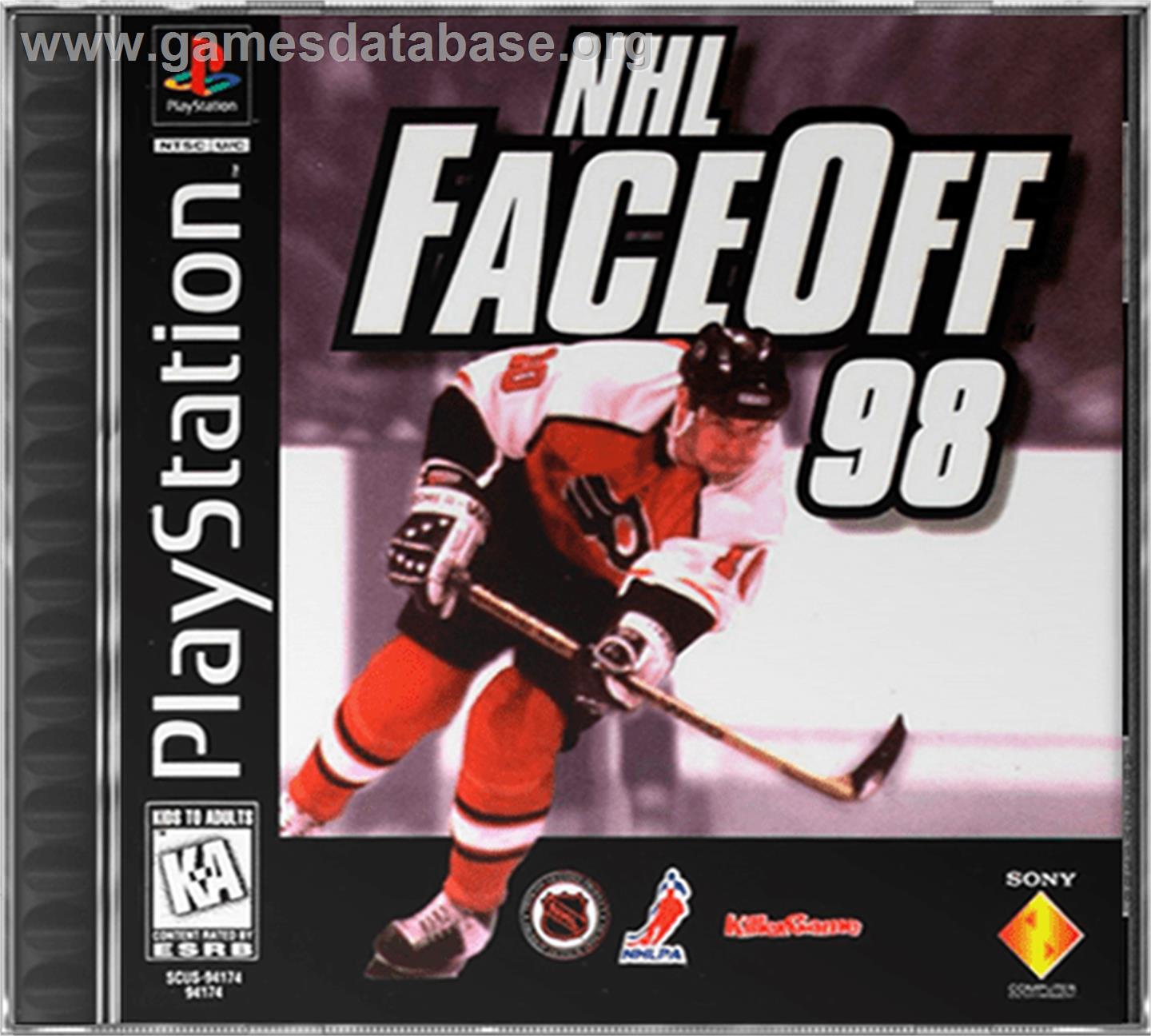 NHL FaceOff '98 - Sony Playstation - Artwork - Box