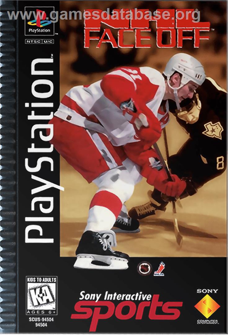 NHL FaceOff - Sony Playstation - Artwork - Box
