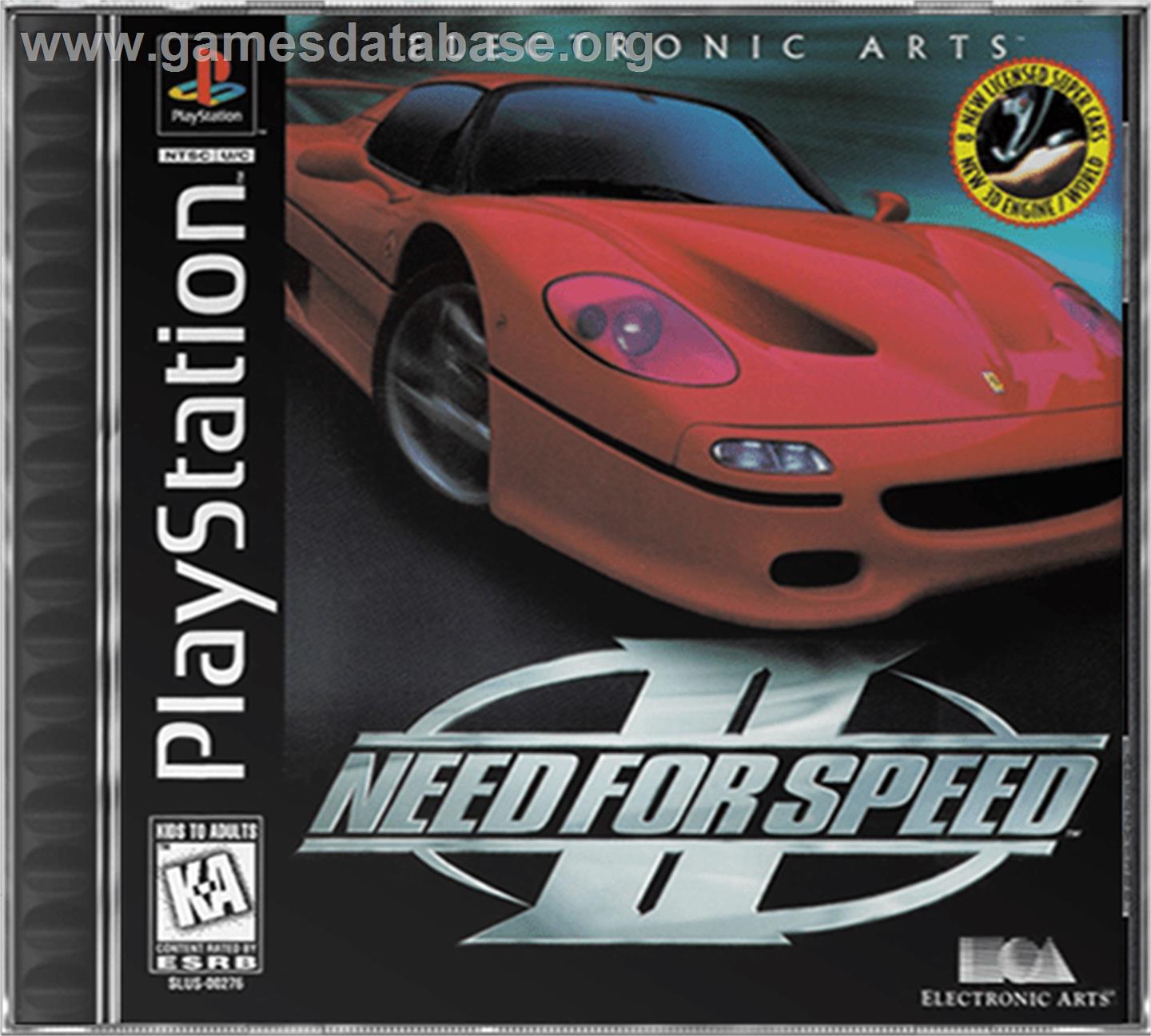 Need for Speed II - Sony Playstation - Artwork - Box