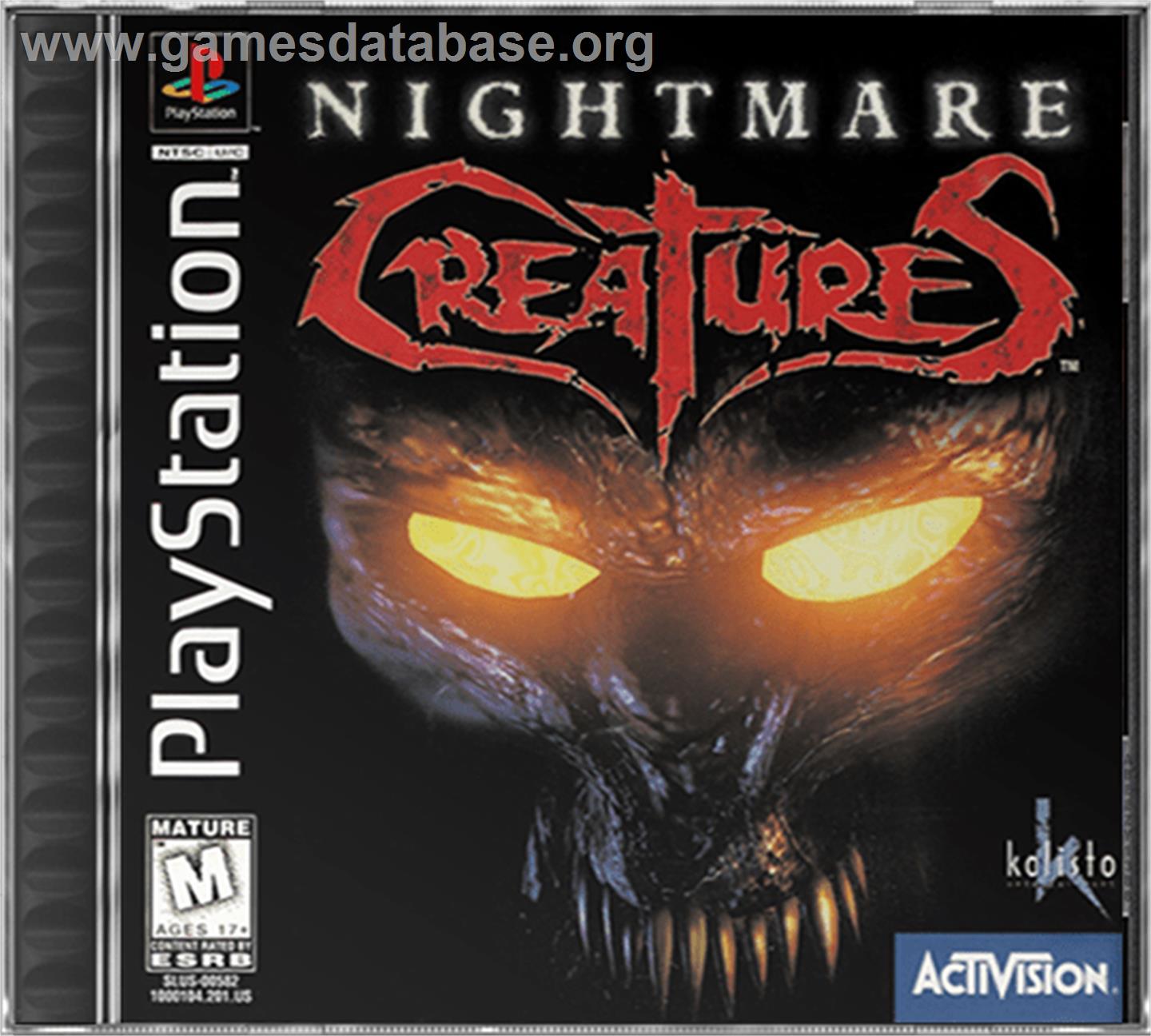Nightmare Creatures - Sony Playstation - Artwork - Box