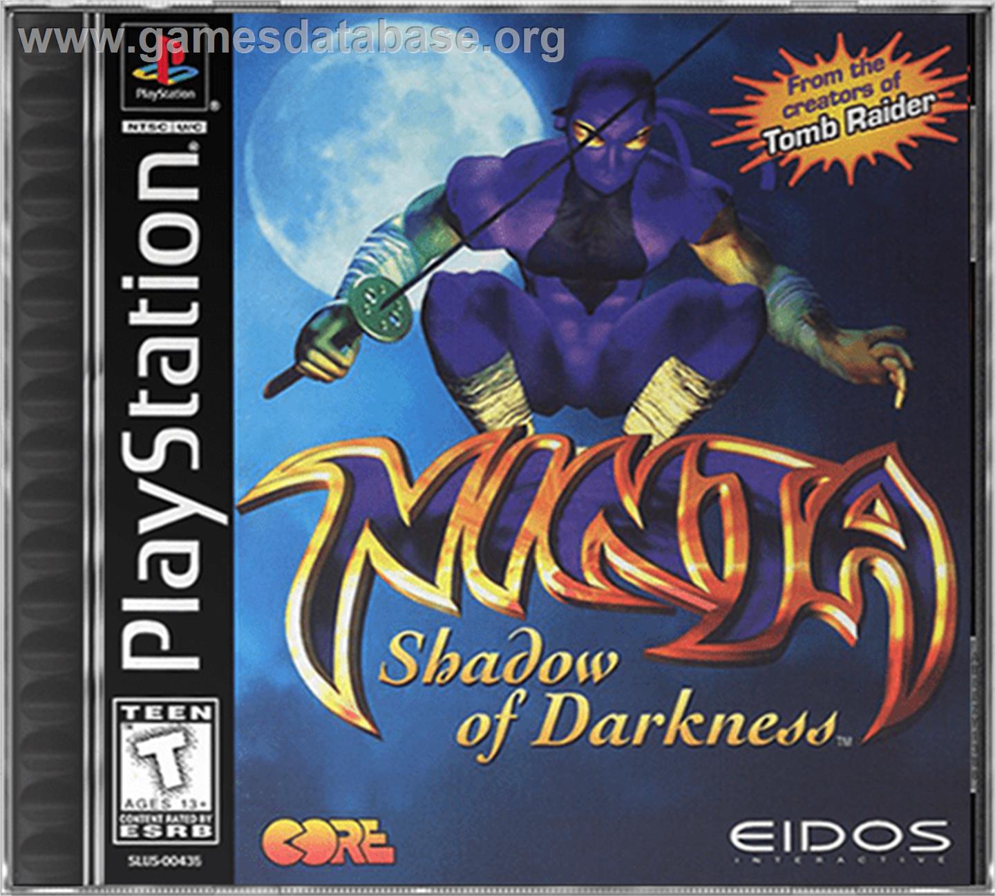 Ninja: Shadow of Darkness - Sony Playstation - Artwork - Box