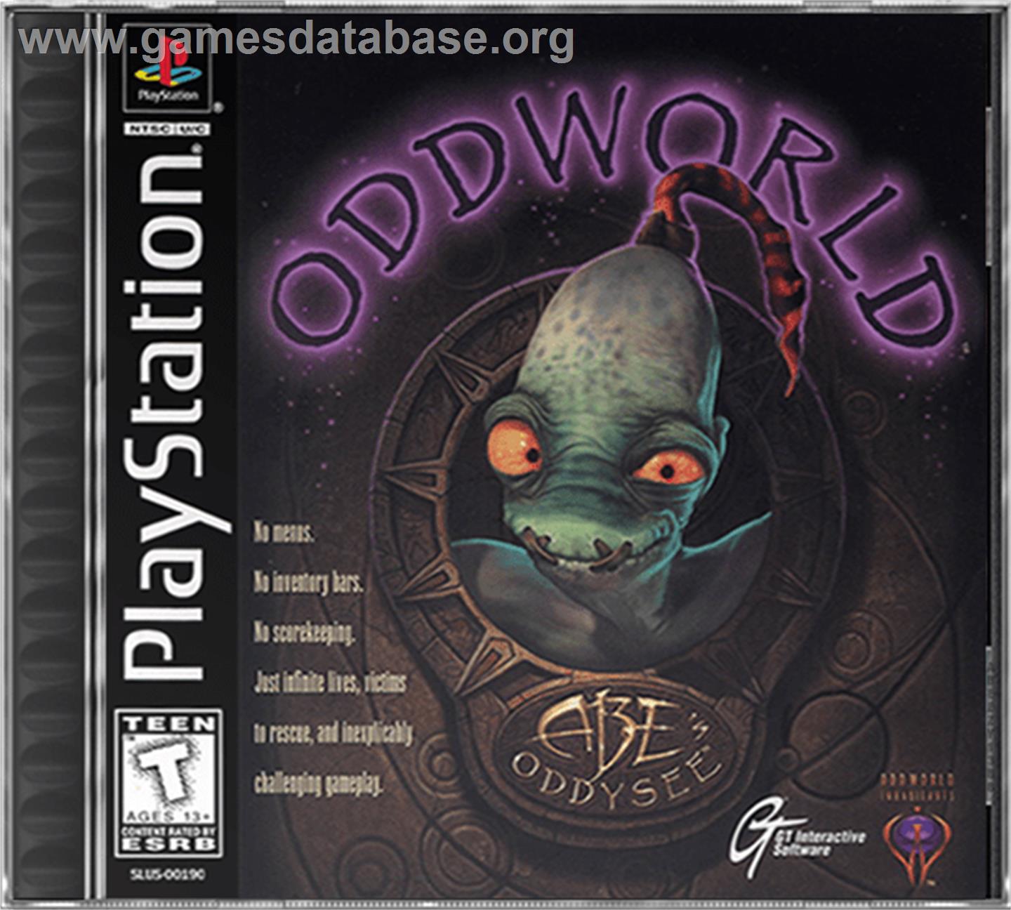 Oddworld: Abe's Oddysee - Sony Playstation - Artwork - Box