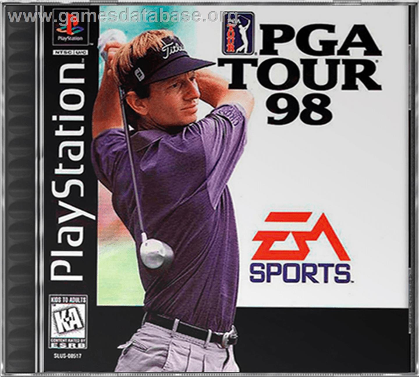 PGA Tour 98 - Sony Playstation - Artwork - Box