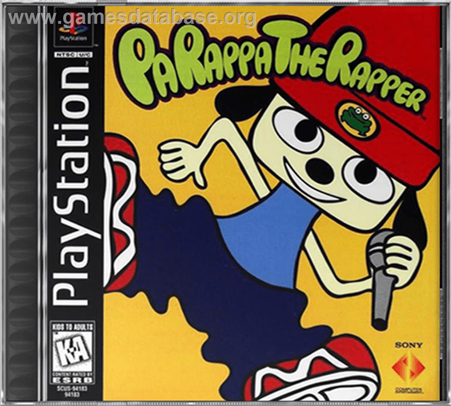 PaRappa the Rapper - Sony Playstation - Artwork - Box