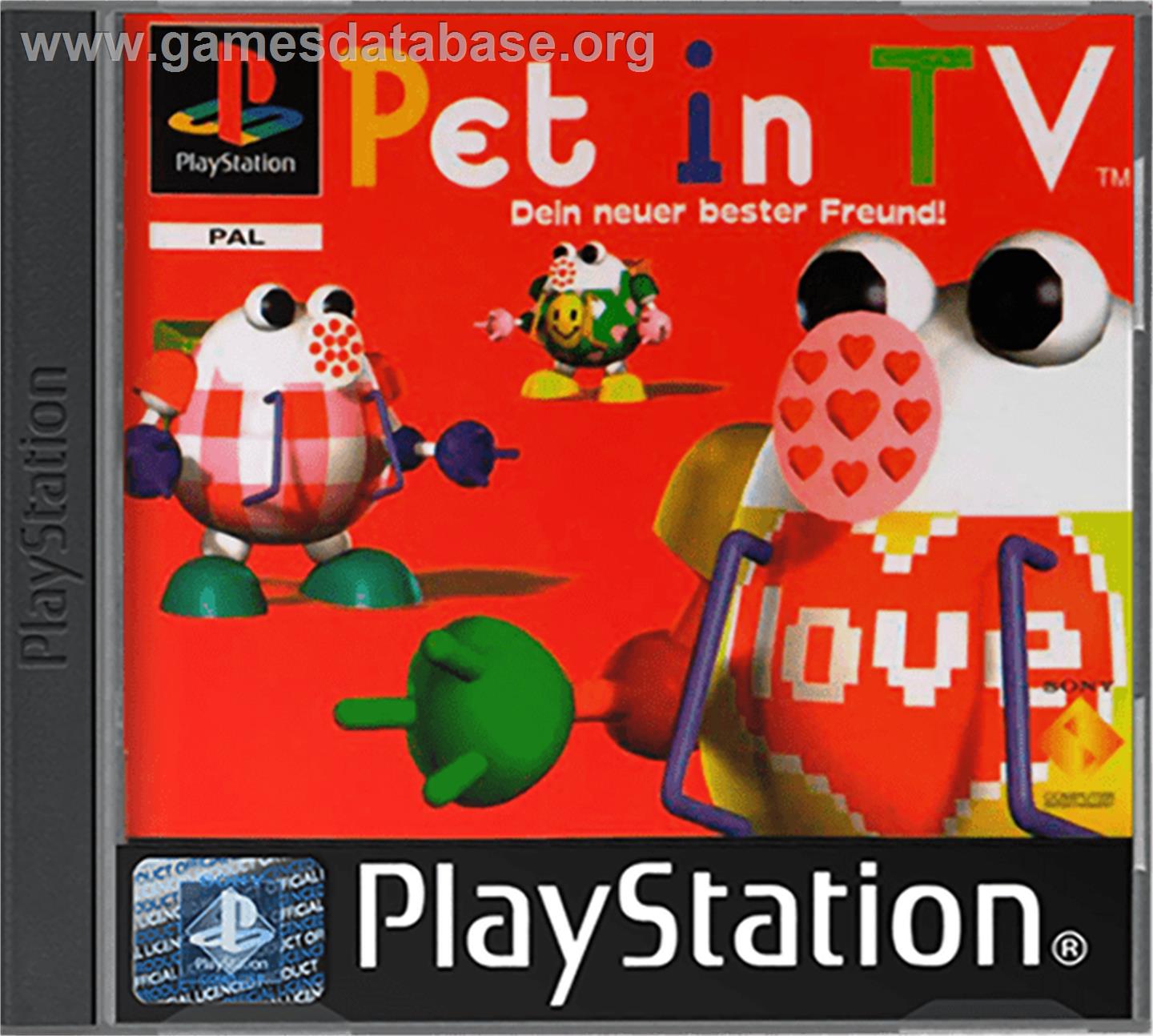 Pet in TV - Sony Playstation - Artwork - Box