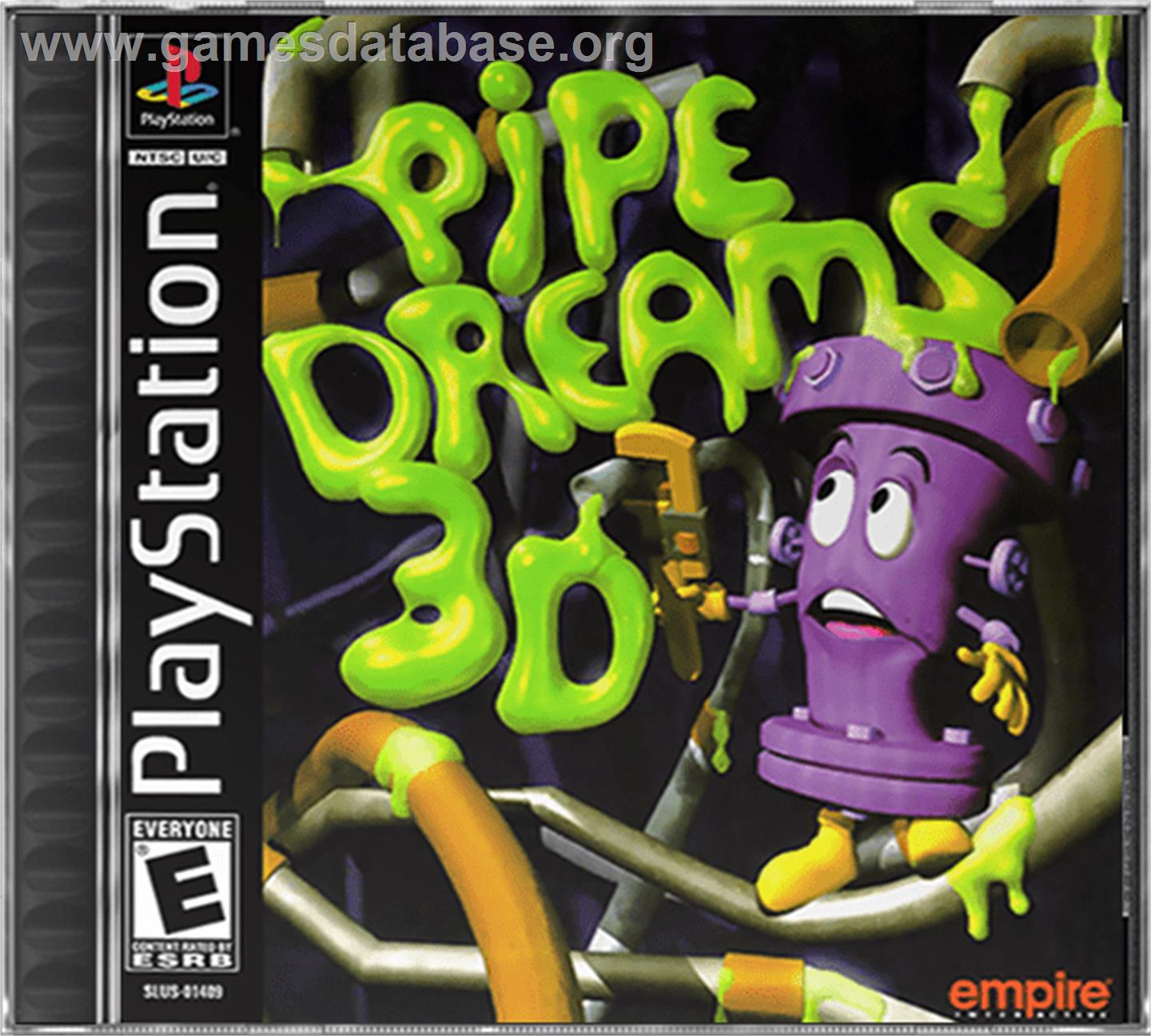 Pipe Dreams 3D - Sony Playstation - Artwork - Box