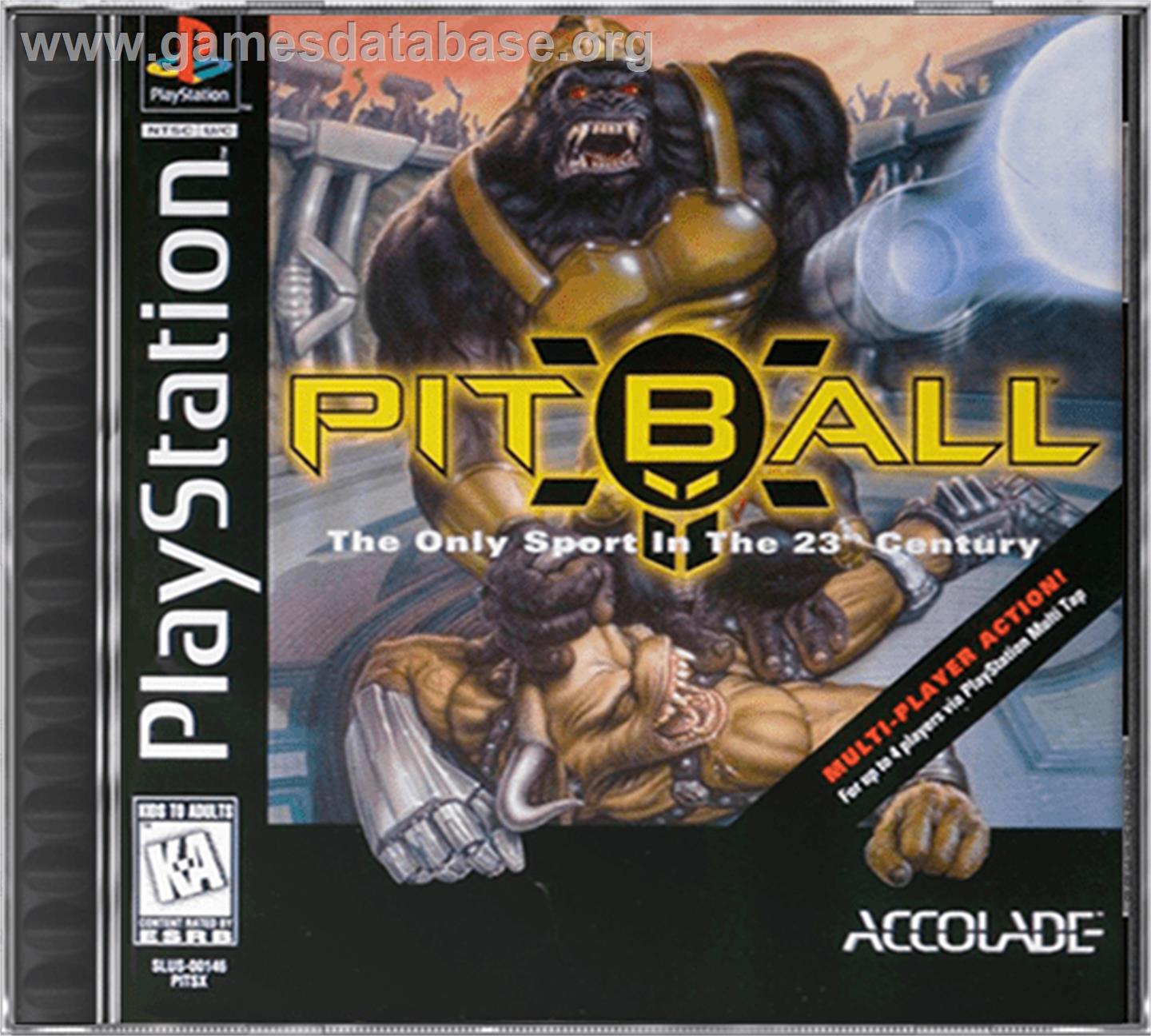 Pitball - Sony Playstation - Artwork - Box