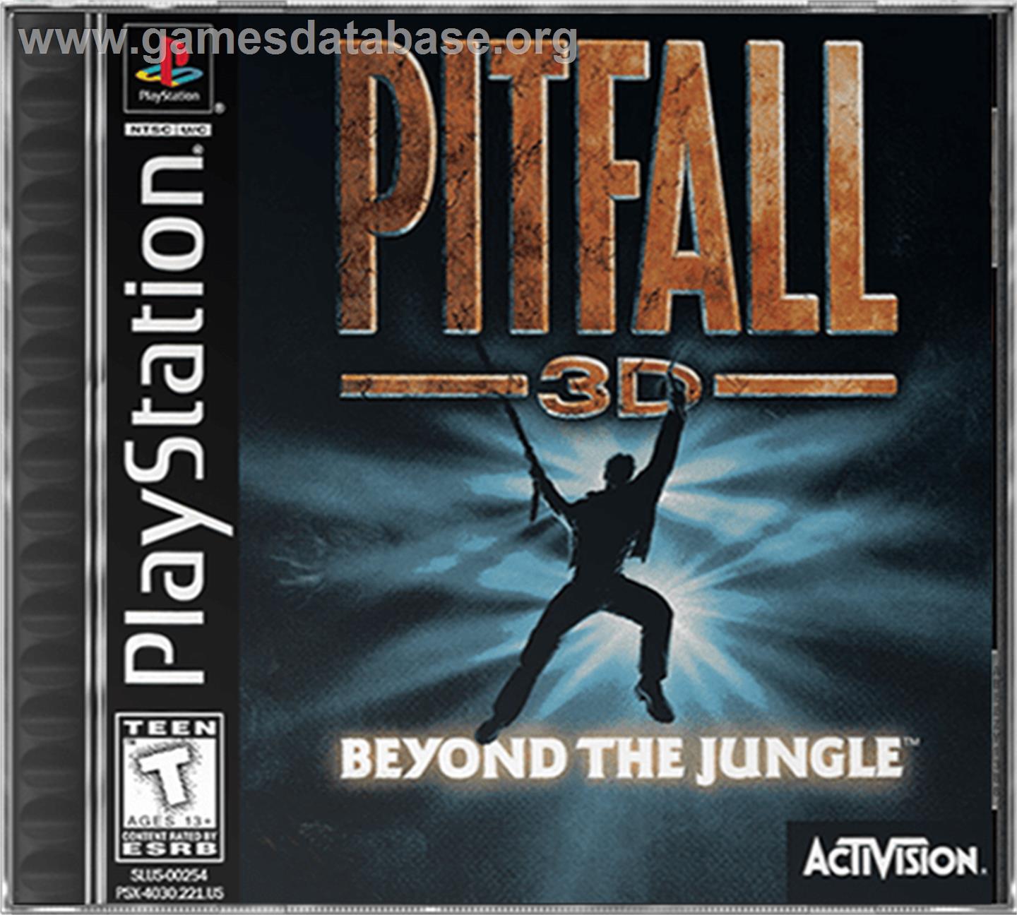 Pitfall 3D: Beyond the Jungle - Sony Playstation - Artwork - Box