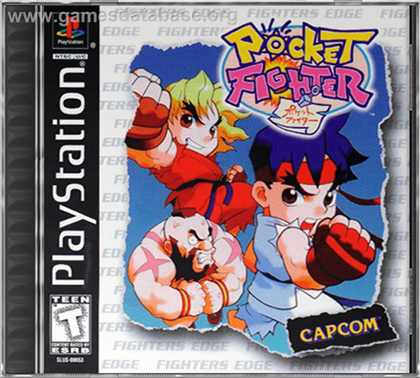 Pocket Fighter - Sony Playstation - Artwork - Box