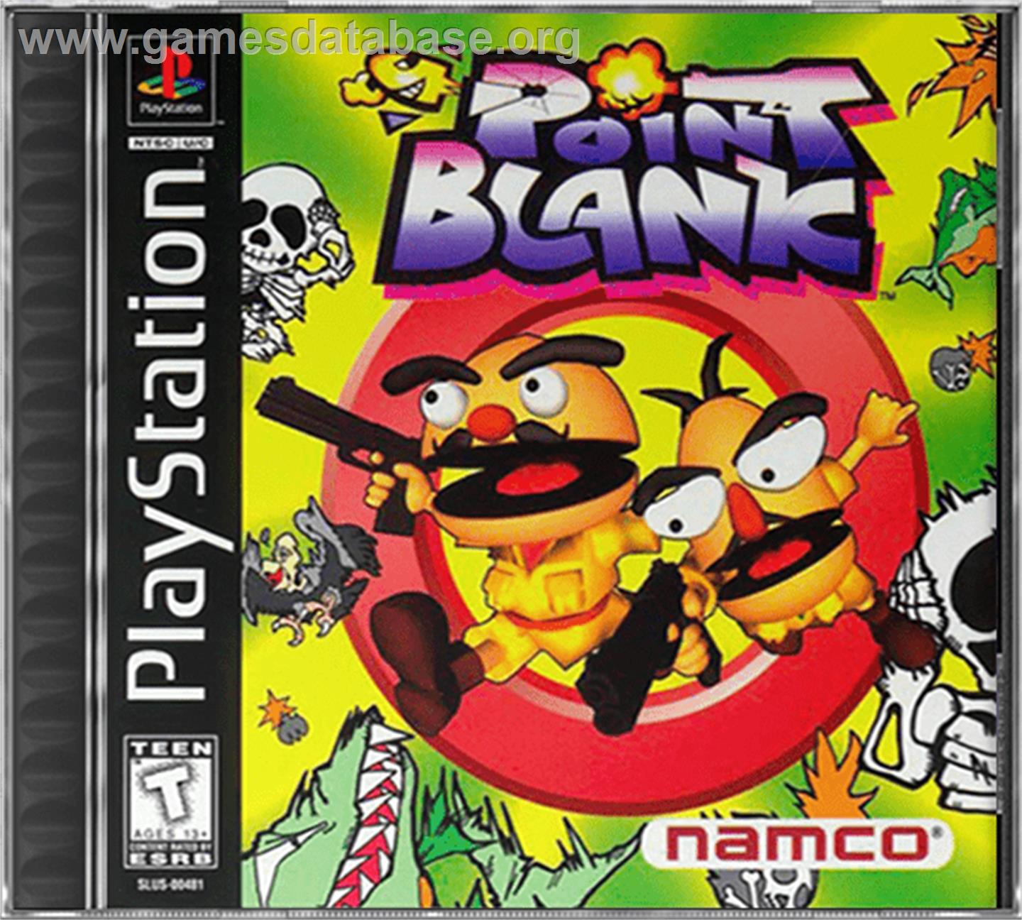 Point Blank - Sony Playstation - Artwork - Box