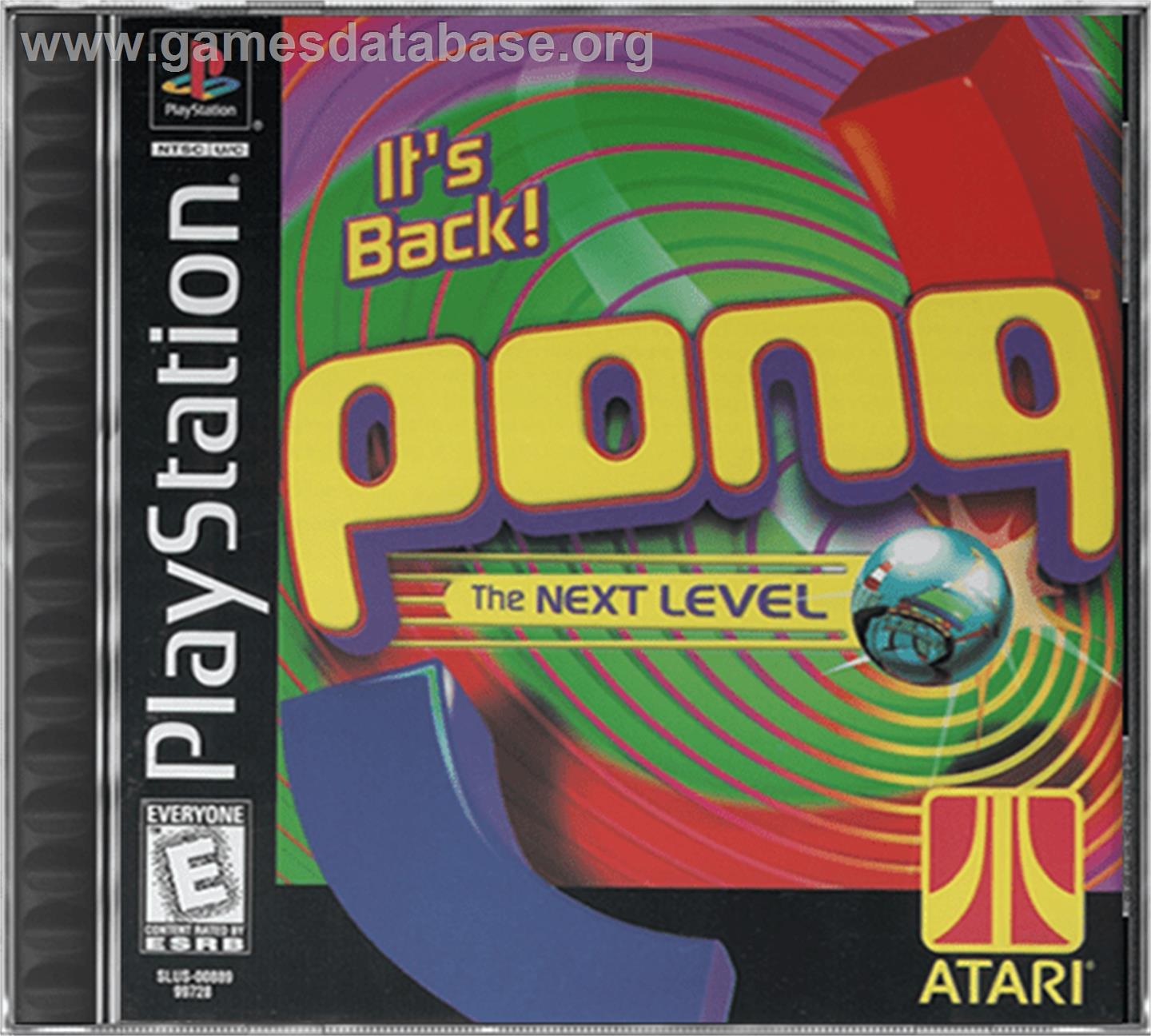 Pong: The Next Level - Sony Playstation - Artwork - Box