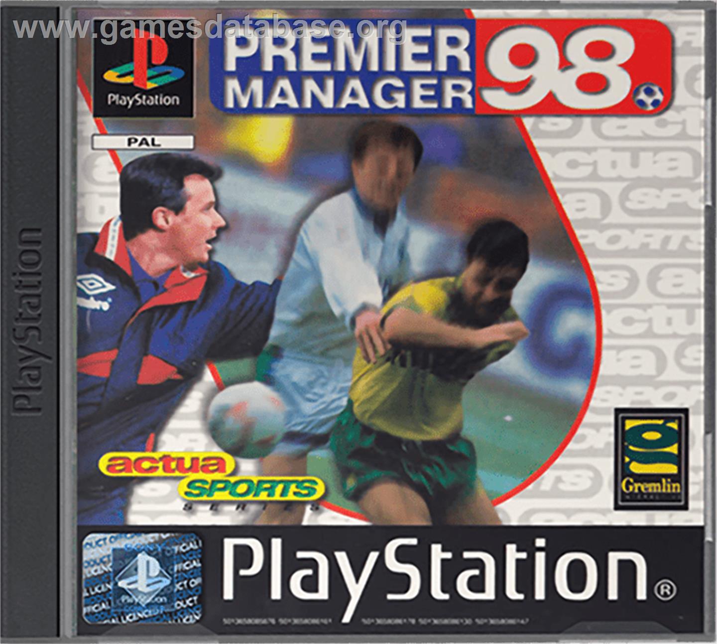 Premier Manager 98 - Sony Playstation - Artwork - Box
