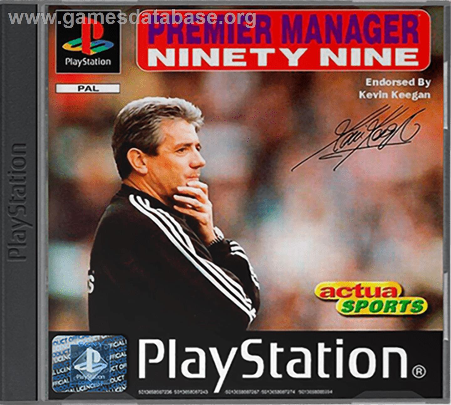 Premier Manager Ninety Nine - Sony Playstation - Artwork - Box