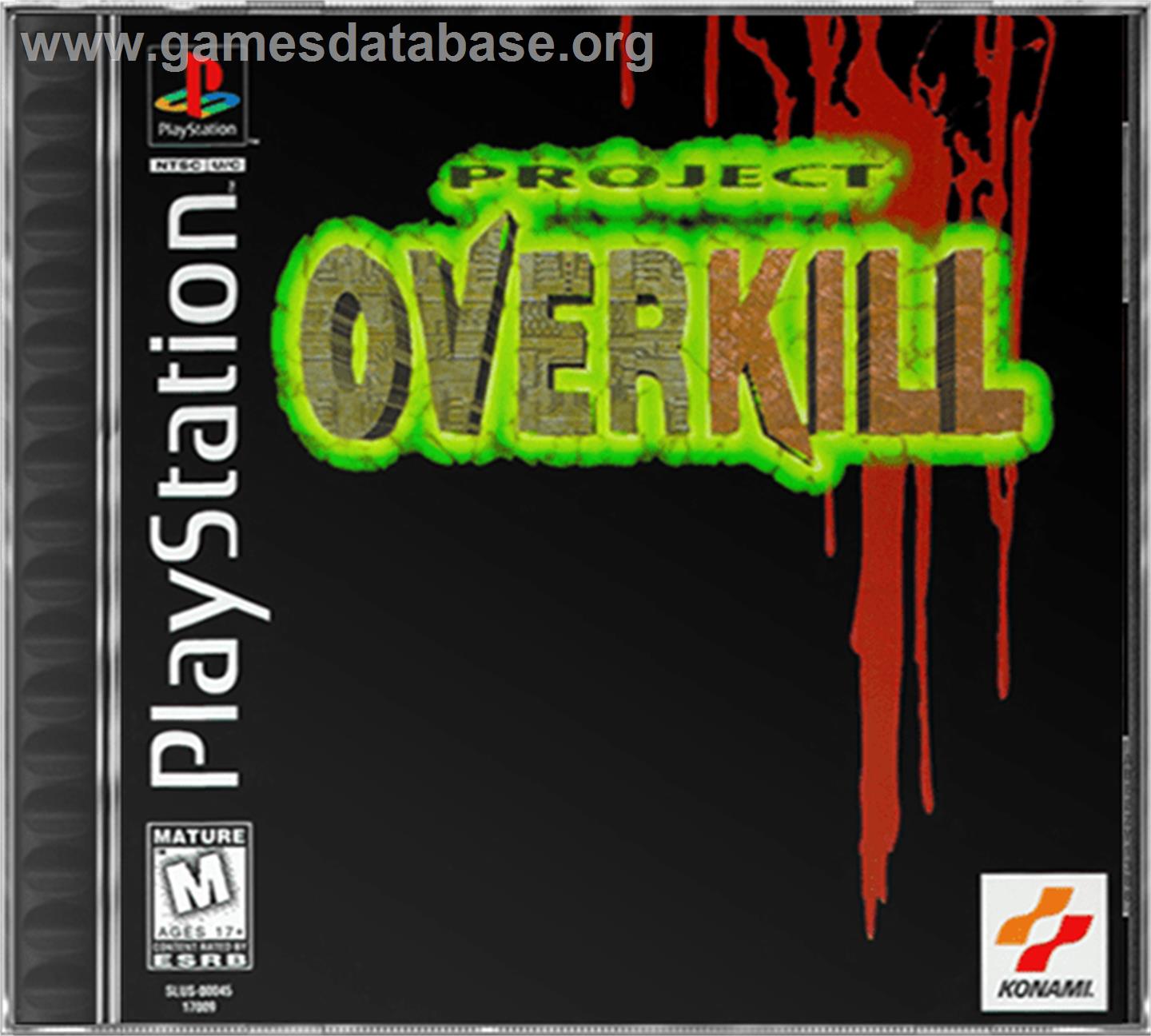 Project Overkill - Sony Playstation - Artwork - Box