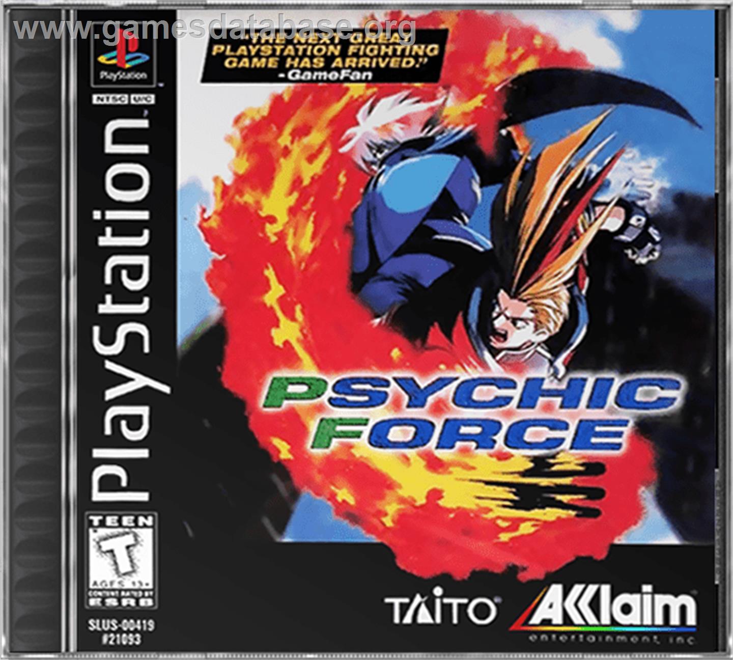 Psychic Force - Sony Playstation - Artwork - Box