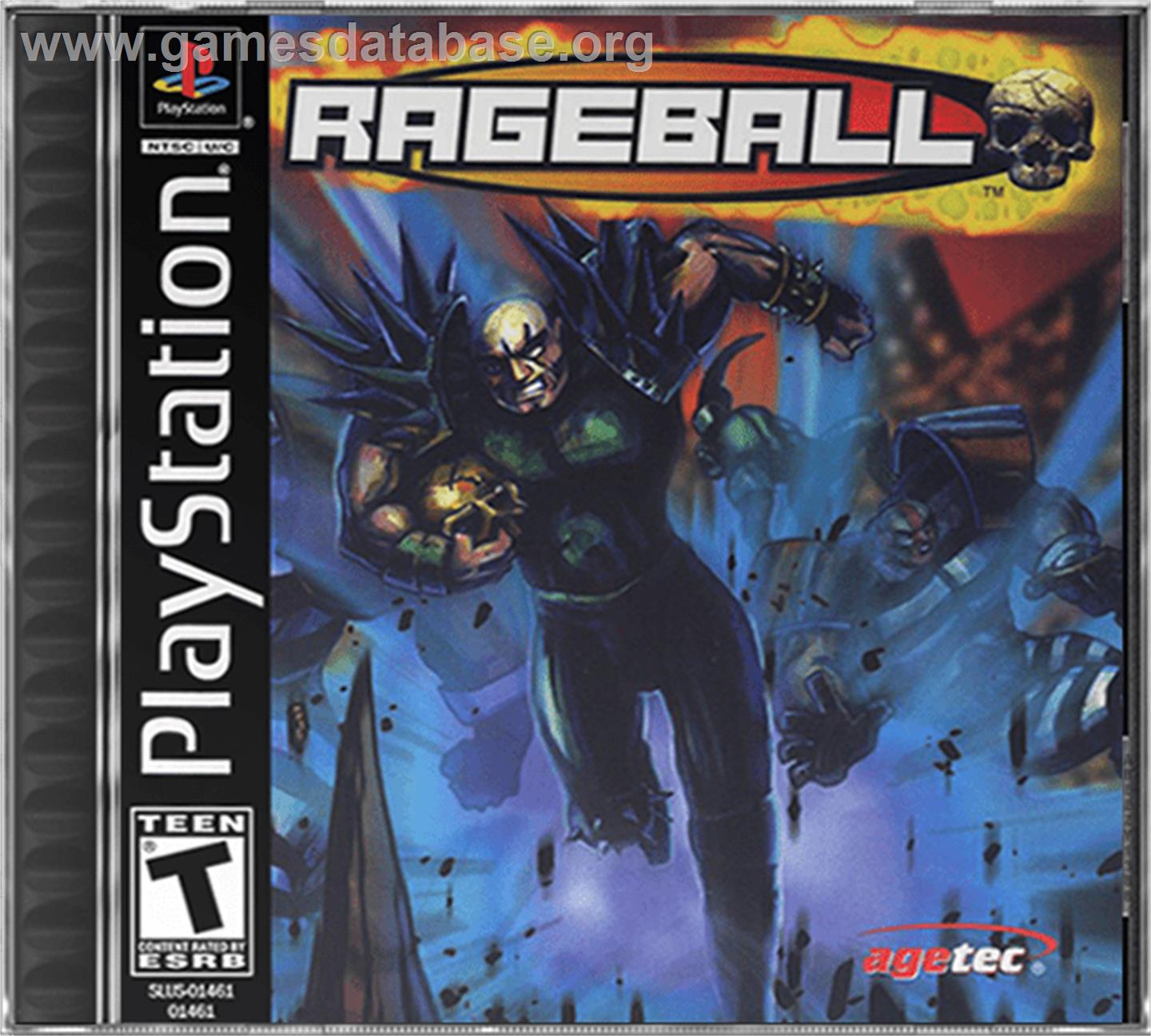 Rageball - Sony Playstation - Artwork - Box