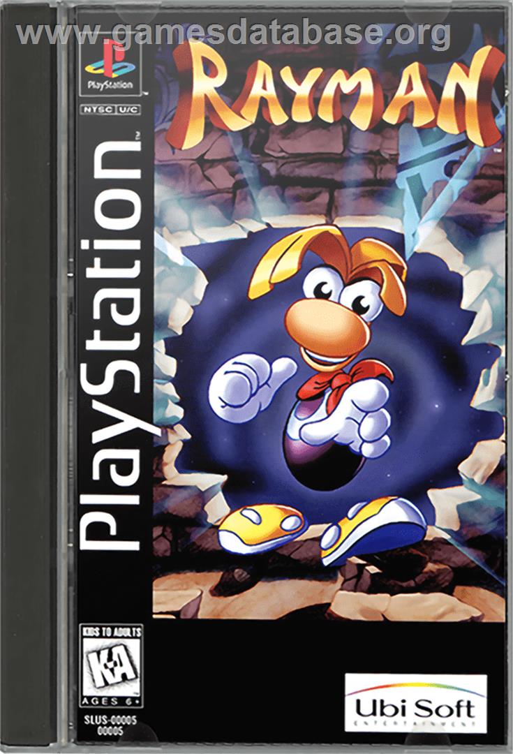 Rayman / Rayman 2: The Great Escape - Sony Playstation - Artwork - Box