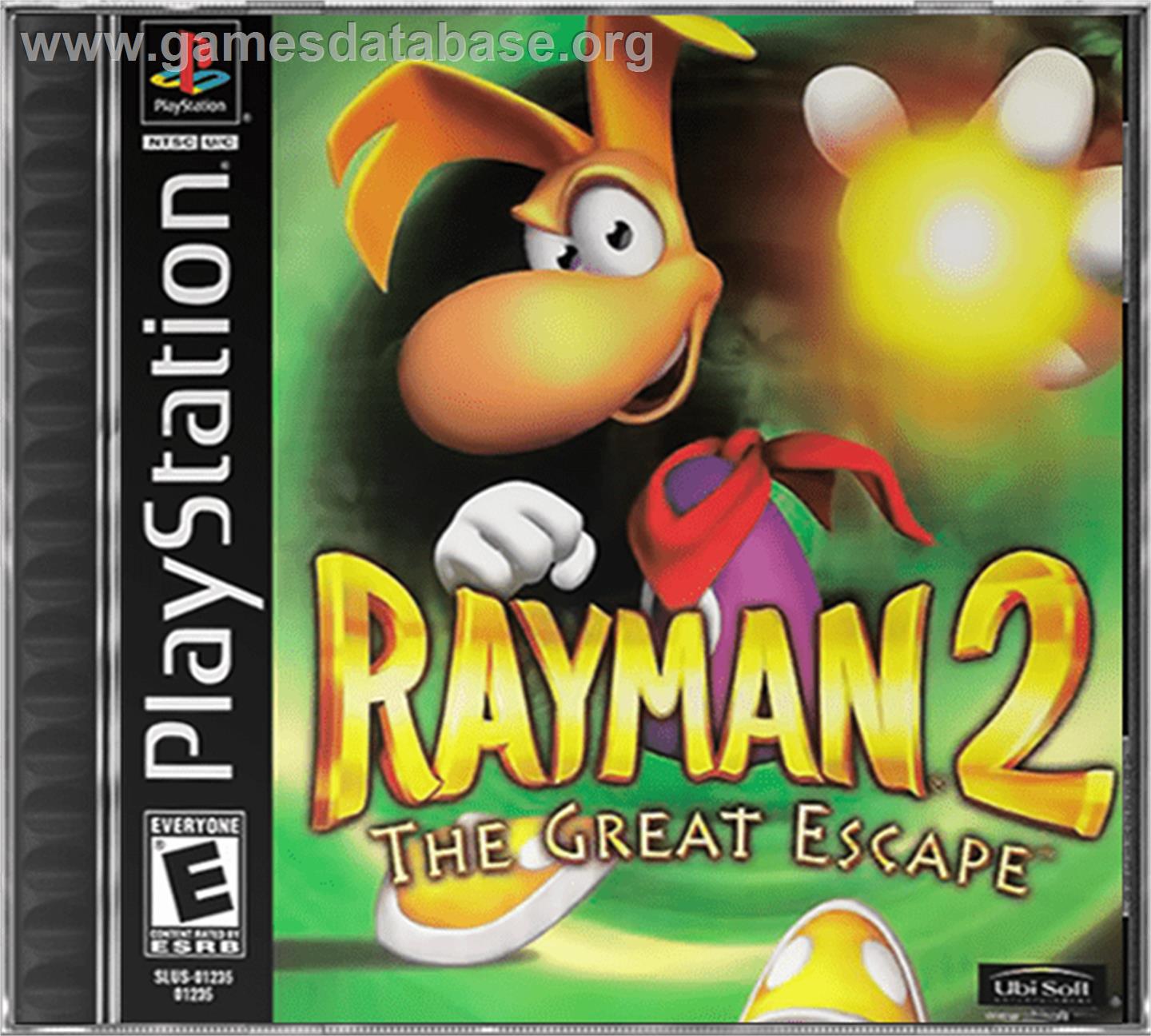 Rayman 2: The Great Escape - Sony Playstation - Artwork - Box